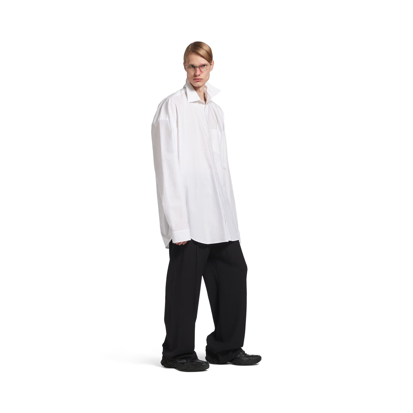 Men's Cocoon Shirt in White