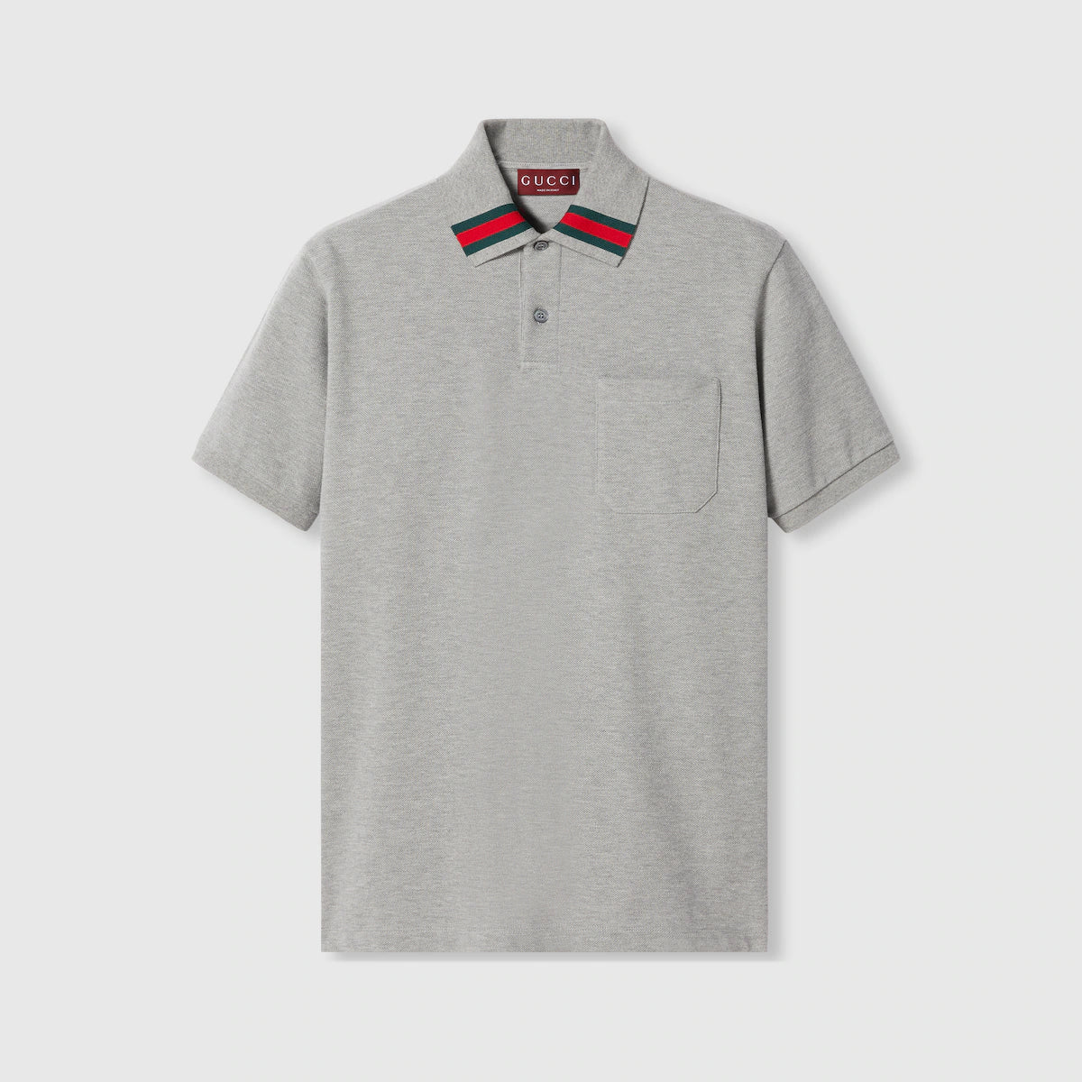 Cotton polo shirt with embroidery
