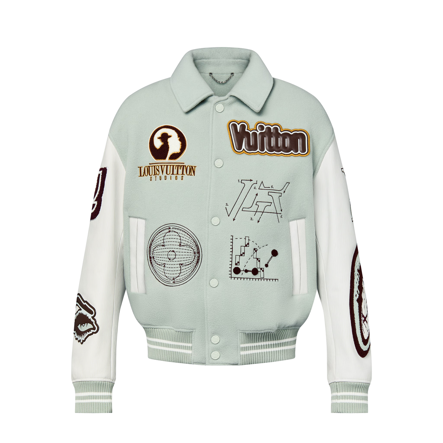 Varsity Leather Blouson