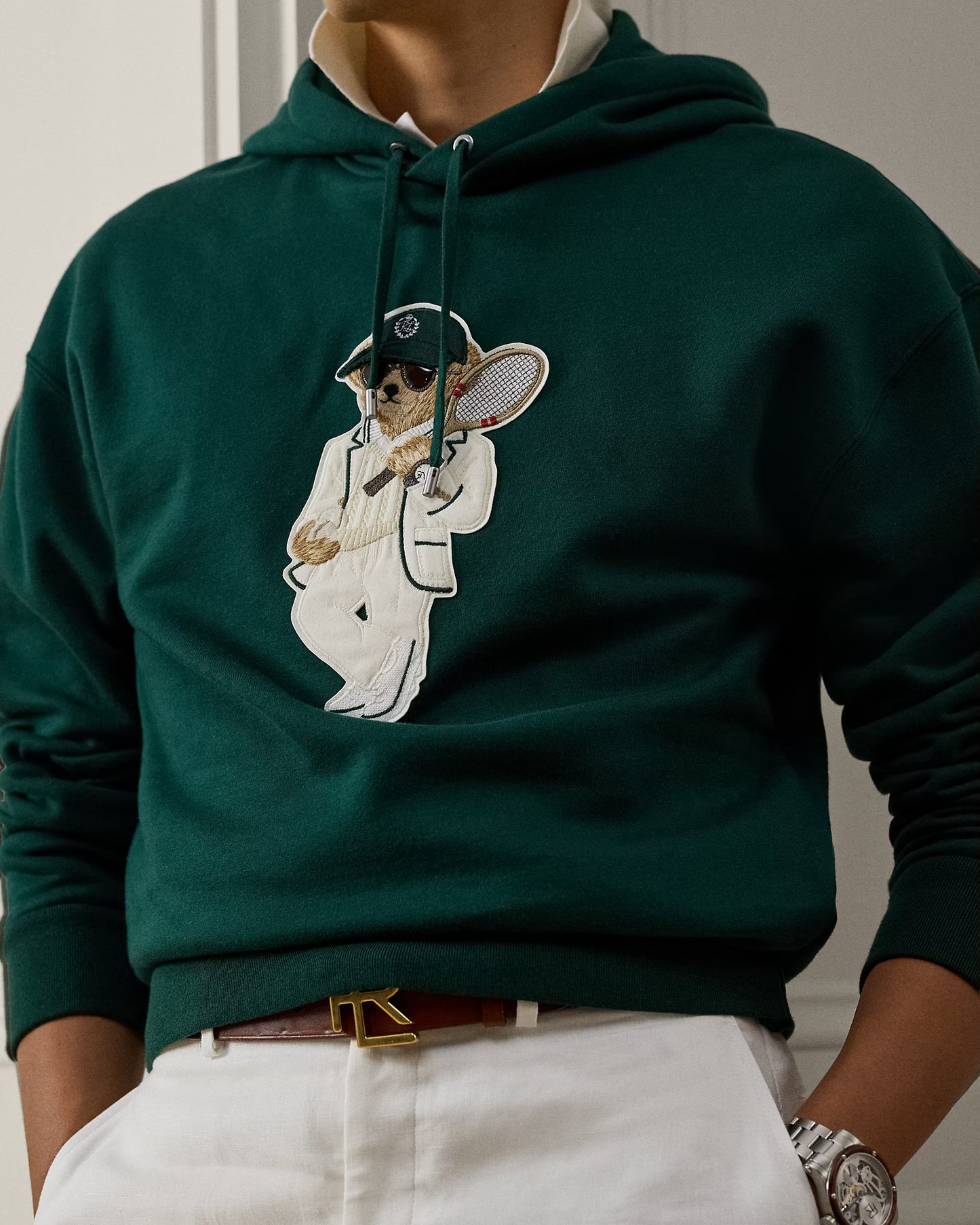 Polo Bear Fleece Hoodie