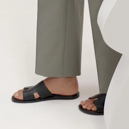 Hermes Izmir sandal Noir