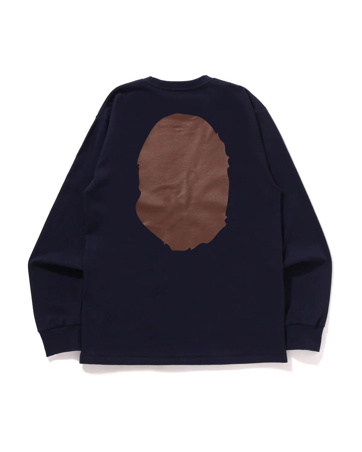 A BATHING APE Men Long Sleeve T-Shirt Big Ape Head L/s Tee