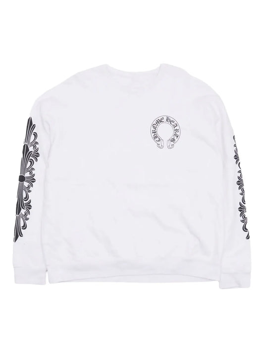 Chrome Hearts horseshoe-logo crew-neck sweatshirt
