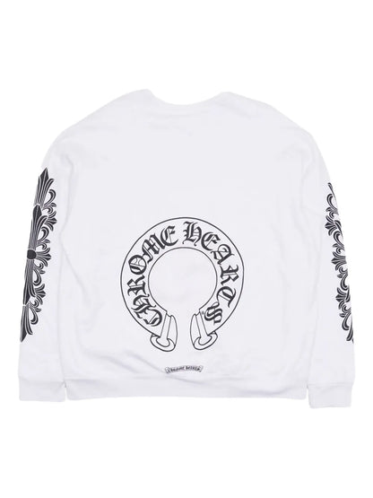 Chrome Hearts horseshoe-logo crew-neck sweatshirt