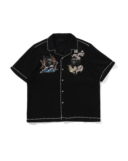 Pearl Emb Camp Shirt