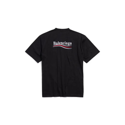 Men's Political Campaign T-shirt Large Fit in Black