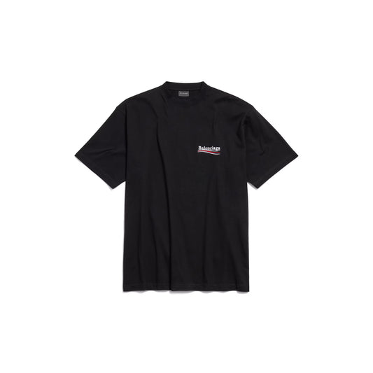 Men's Political Campaign T-shirt Large Fit in Black