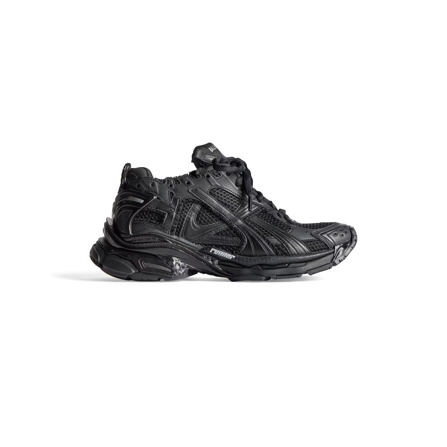 Men's Runner Sneaker in Black