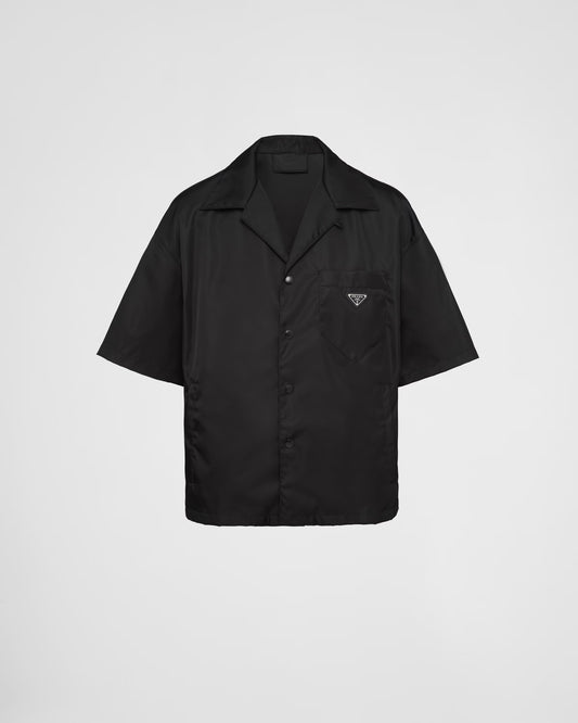 Re-Nylon short-sleeved shirt Black