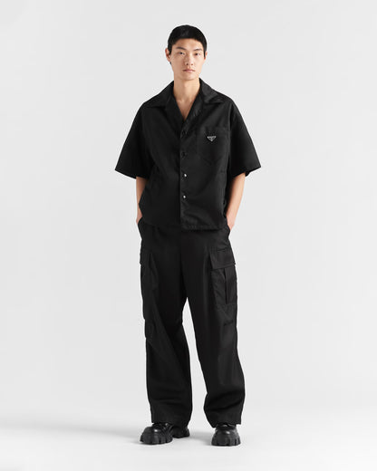 Re-Nylon short-sleeved shirt Black