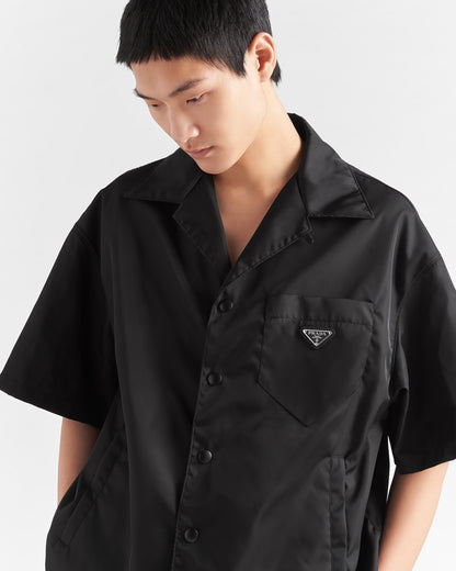 Re-Nylon short-sleeved shirt Black