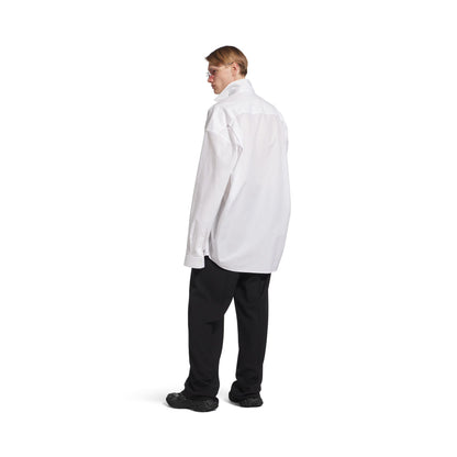 Men's Cocoon Shirt in White