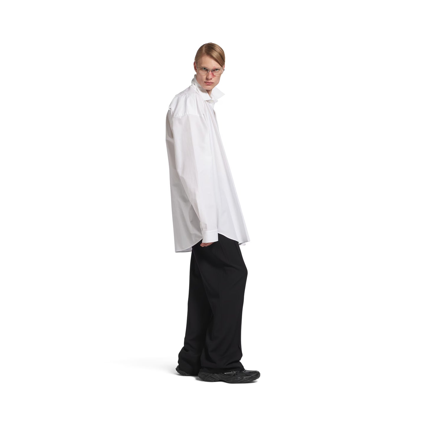 Men's Cocoon Shirt in White