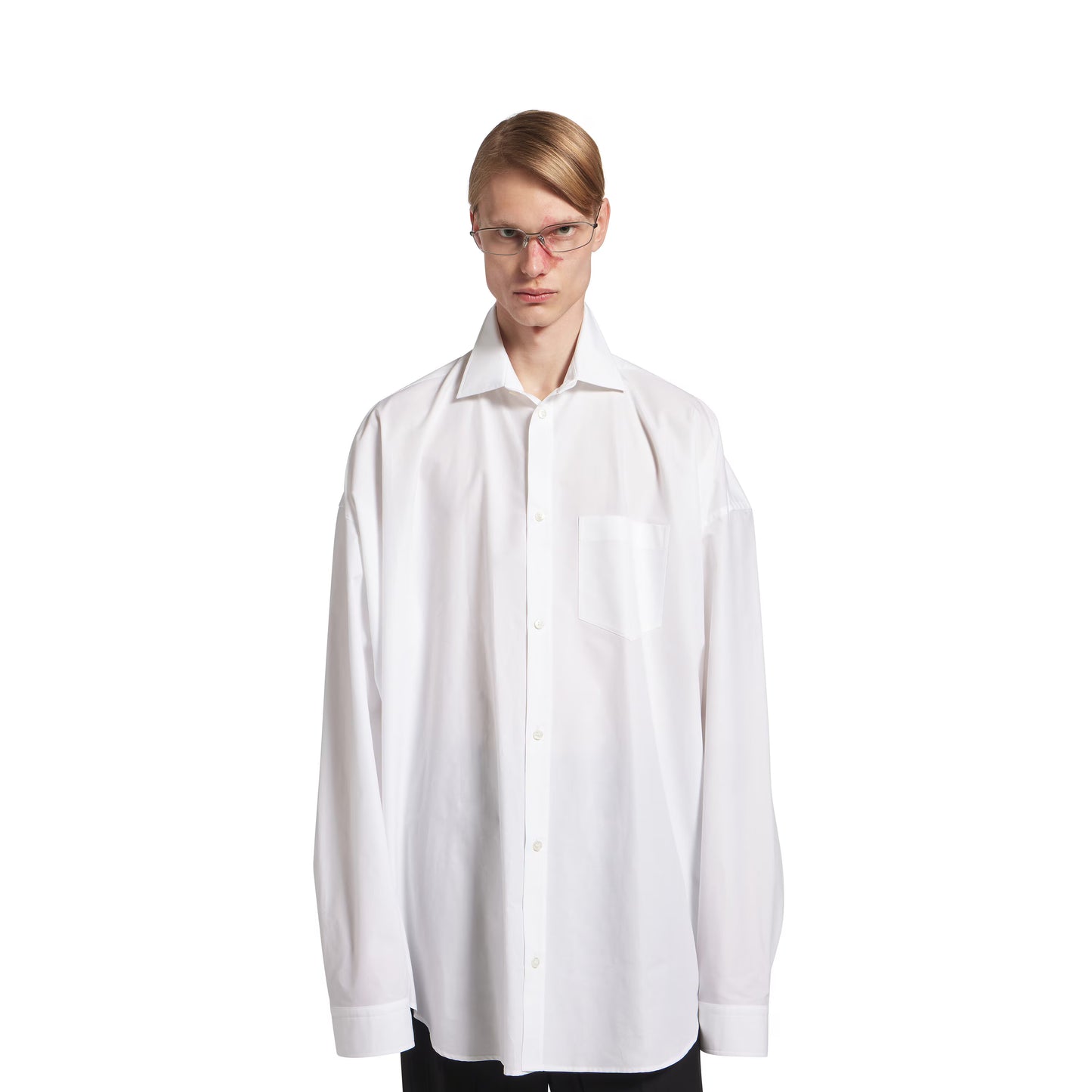 Men's Cocoon Shirt in White