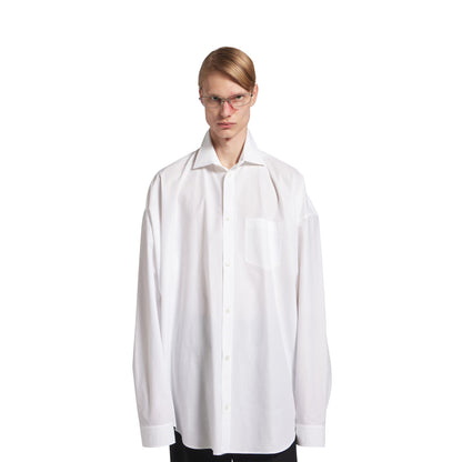 Men's Cocoon Shirt in White