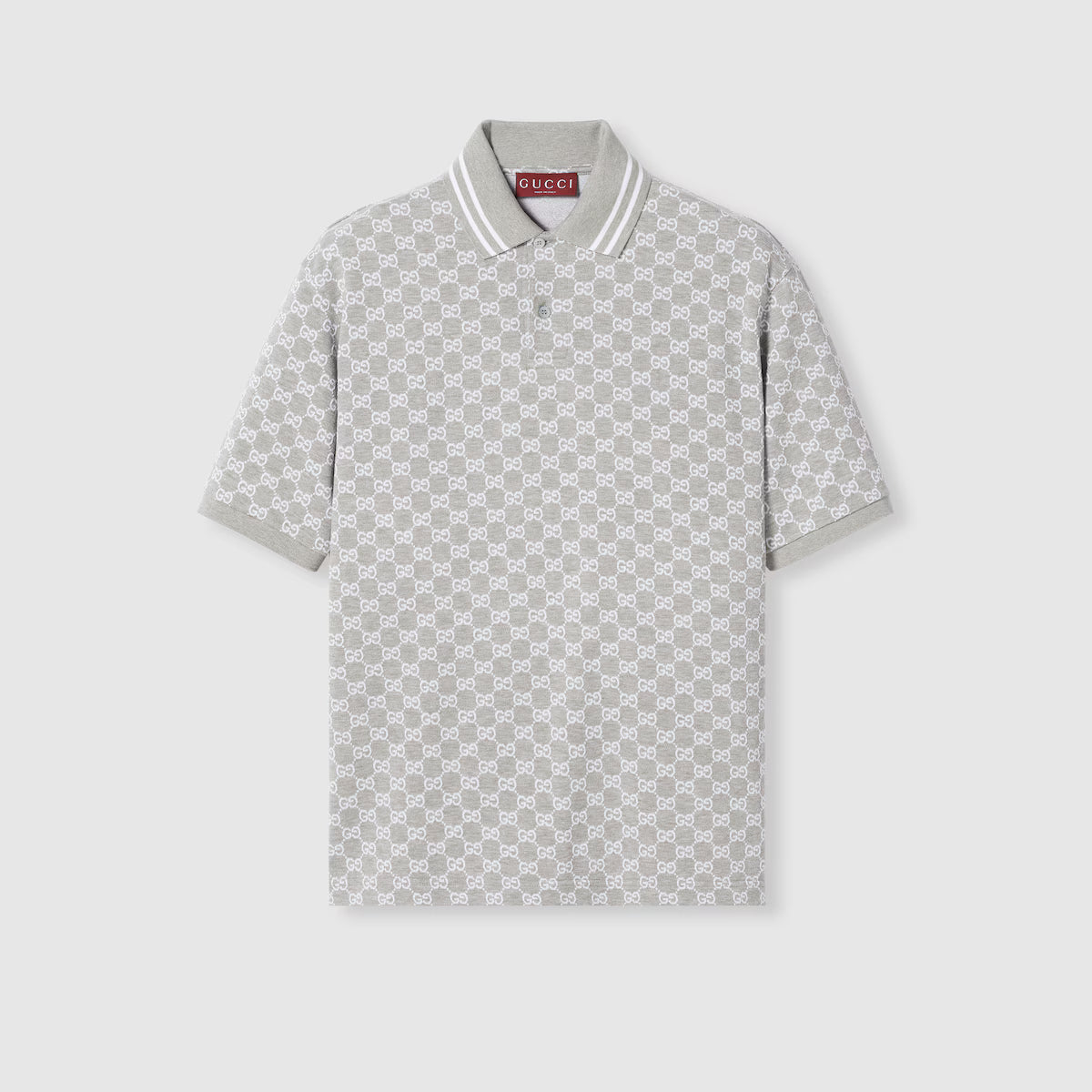 GG cotton piquet jacquard polo shirt