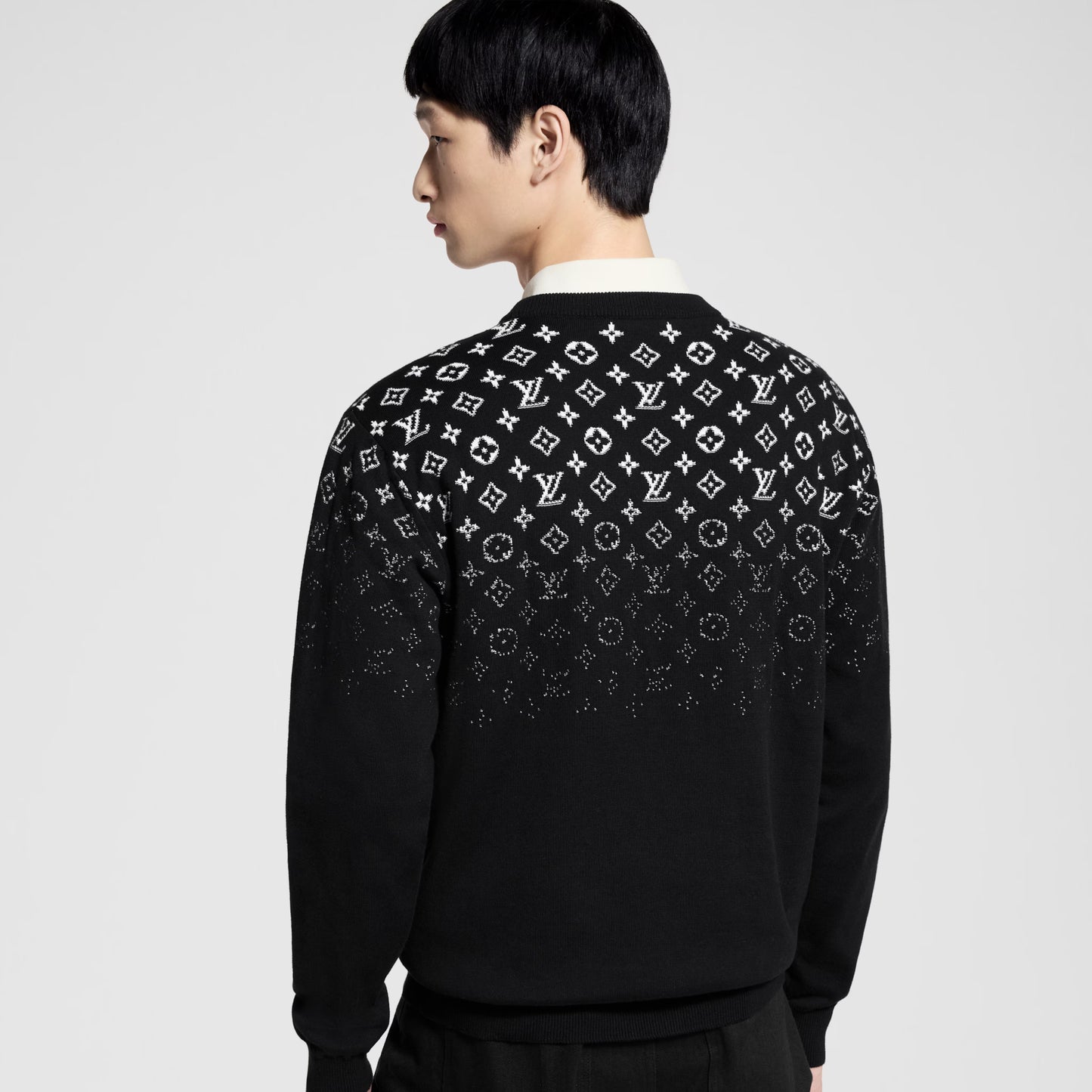 Gradient Cotton Crewneck
