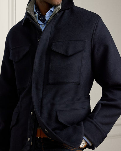 Ripley Wool-Cashmere Four-Pocket Jacket